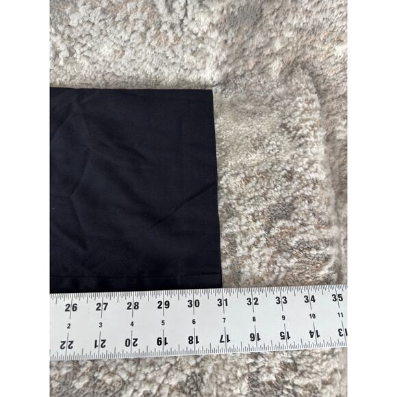 Maurices Size 9/10 Minimalist Casual Flat Front Pants Black Button Zip - Picture 5 of 11